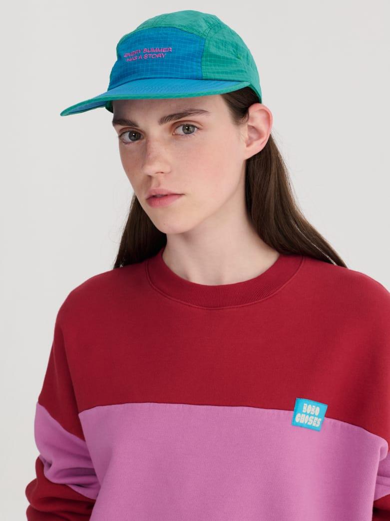 Bobo Chose Color Block Sporty Cap Unisex türkis